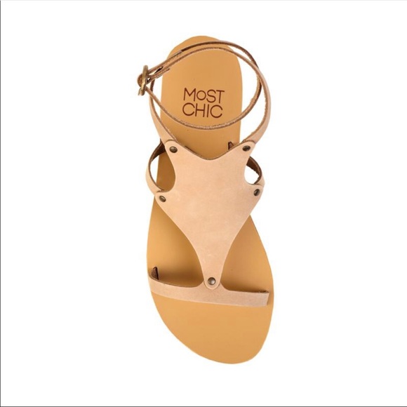 Nerine sabbia leather sandals - Picture 4 of 4